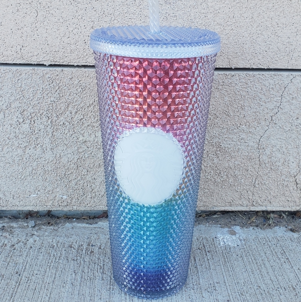 Starbucks Studded Rainbow Pride Tumbler
